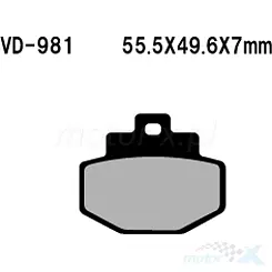 Klocki hamulcowe Vesrah Organic VD-981