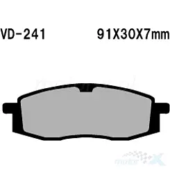 Klocki hamulcowe Vesrah Organic VD-241