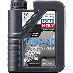 Olej silnikowy Liqui Moly Street 1521 półsyntetyczny 4T 10W40 1L
