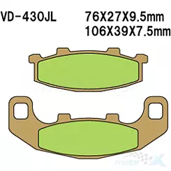 Klocki hamulcowe Vesrah Sintered Metal VD-430JL