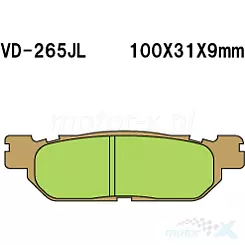 Klocki hamulcowe Vesrah Sintered Metal VD-265JL