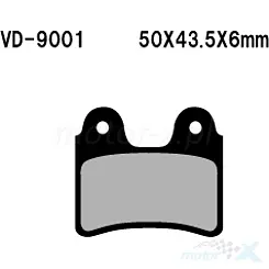 Klocki hamulcowe Vesrah Organic VD-9001