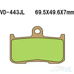 Klocki hamulcowe Vesrah Sintered Metal VD-443JL