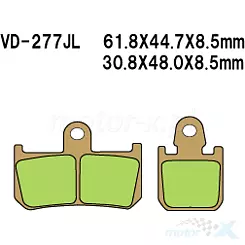 Klocki hamulcowe Vesrah Sintered Metal VD-277JL