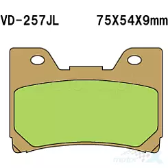 Klocki hamulcowe Vesrah Sintered Metal VD-257JL