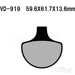 Klocki hamulcowe Vesrah Organic VD-919