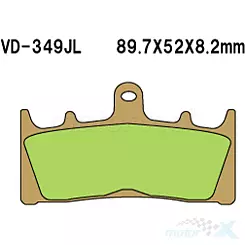 Klocki hamulcowe Vesrah Sintered Metal VD-349JL
