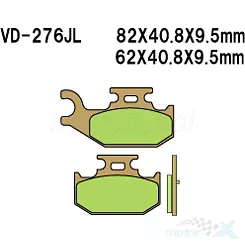 Klocki hamulcowe Vesrah Sintered Metal VD-276JL