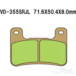 Klocki hamulcowe Vesrah Organic VD-355SRJL