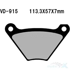 Klocki hamulcowe Vesrah Organic VD-915