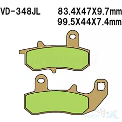 Klocki hamulcowe Vesrah  VD-348JL