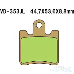 Klocki hamulcowe Vesrah Sintered Metal VD-353JL