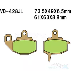 Klocki hamulcowe Vesrah Sintered Metal VD-428JL
