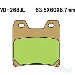 Klocki hamulcowe Vesrah Sintered Metal VD-268JL